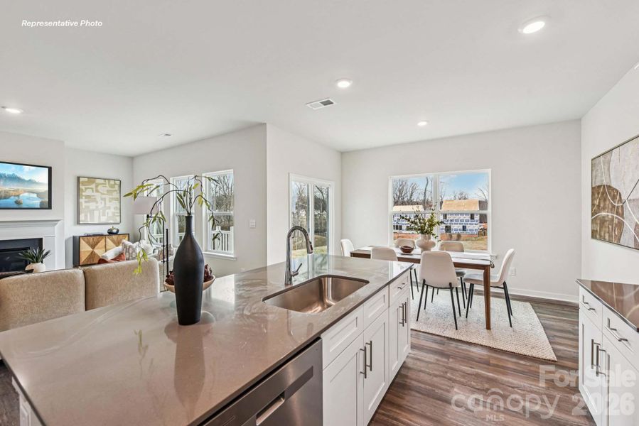 Furnished interior view inside a new home in Huffman Ridge, Hickory (Image 10).