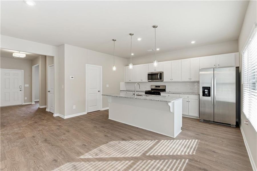 Furnished interior view inside a new home in The Reserve at Chapel Hill Phase II, Douglasville (Image 6).