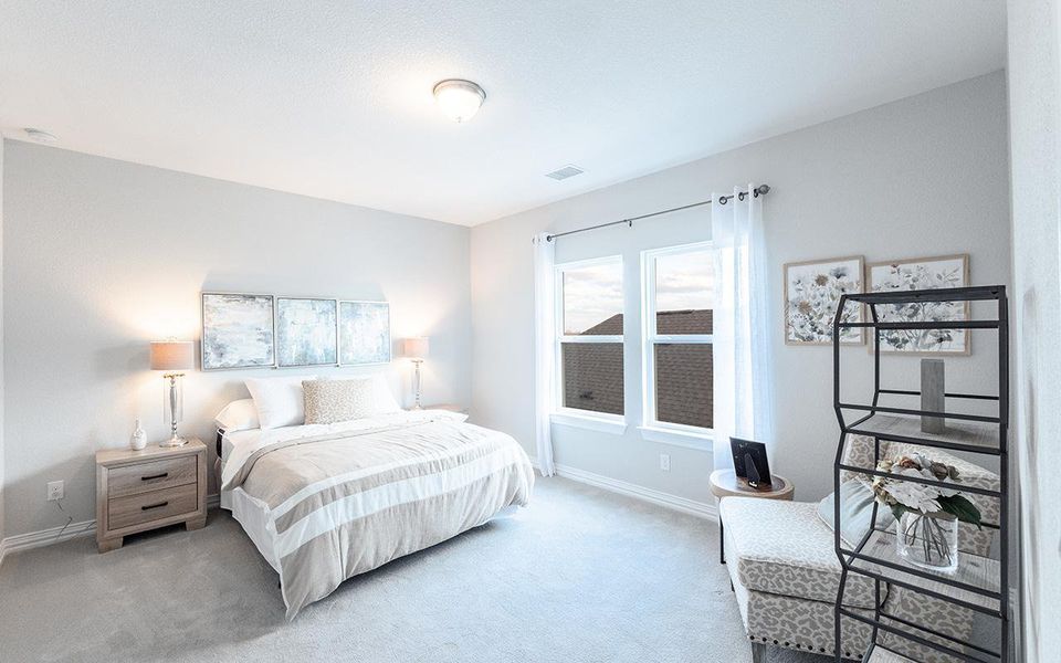 Representative furnished interior of a home built from the Atascadero by CastleRock Communities in Solterra, Mesquite (Image 24).
