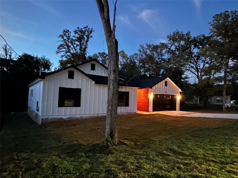 Front exterior of a new home in , Bastrop, TX, highlighting curb appeal (Image 17). Front exterior of a new home in , Bastrop, TX, highlighting curb appeal (Image 17).
