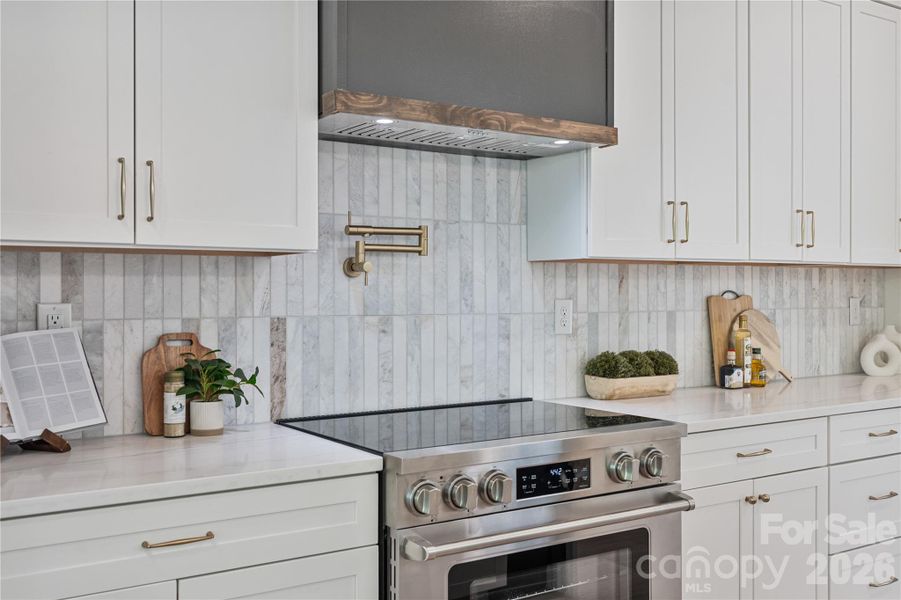 Furnished interior view inside a new home in , Clover (Image 32).