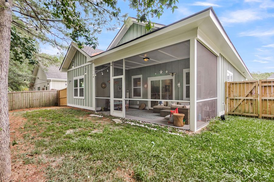 Exterior details and patio area of a home in , Huger (Image 25). Exterior details and patio area of a home in , Huger (Image 25).