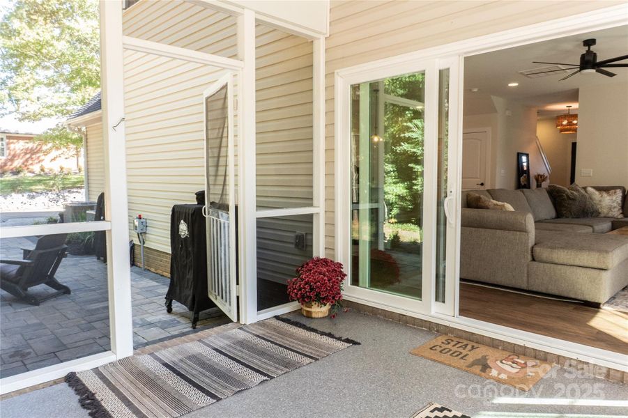 Exterior details and patio area of a home in , Monroe (Image 22).