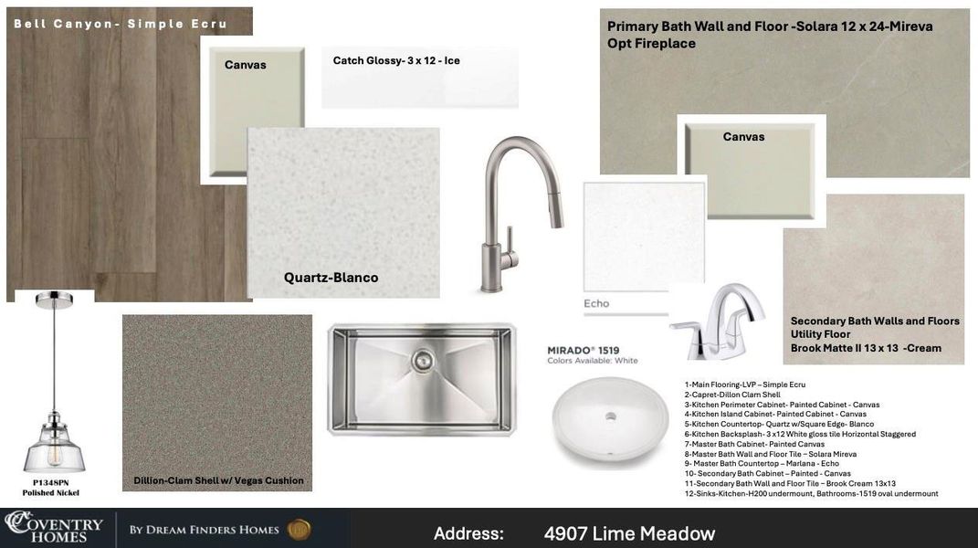 Sample of building materials used in homes in Pomona, Manvel (Image 4).