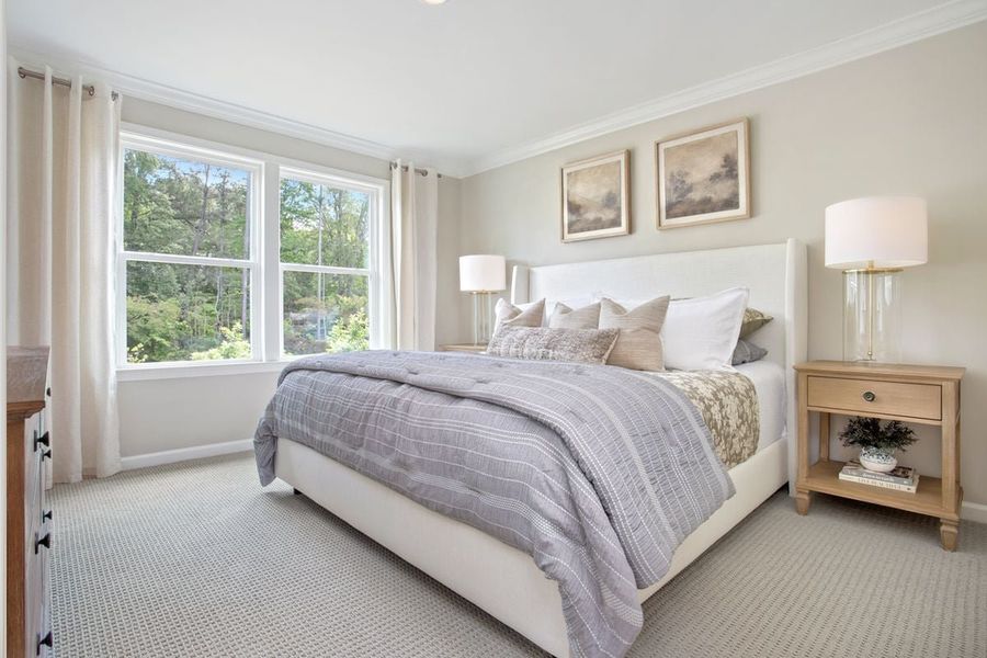 Furnished interior view inside a new home in Bridgepoint, Chapel Hill (Image 5).