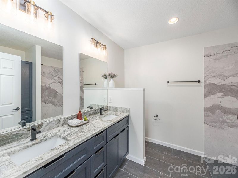 Furnished interior view inside a new home in , Waynesville (Image 9).