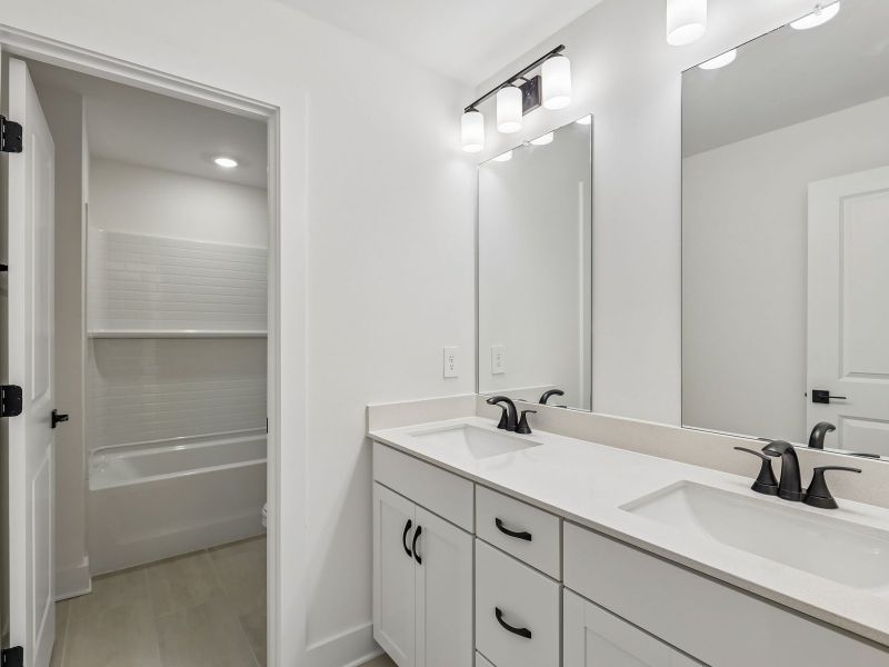 Furnished interior view inside a new home in Station Hill - Estate Series, Franklin (Image 6). Furnished interior view inside a new home in Station Hill - Estate Series, Franklin (Image 6).