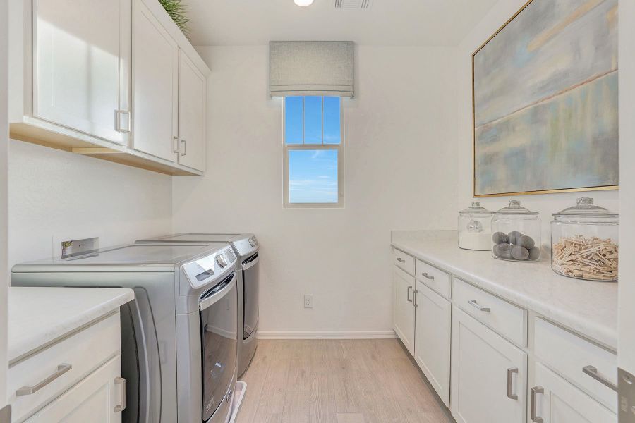 Representative furnished interior of a home built from the Lagoon by Mattamy Homes in Tyler Ranch, Buckeye (Image 38).
