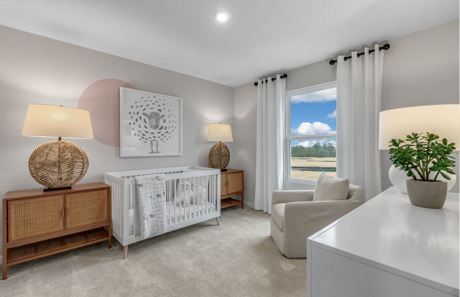 Furnished interior view inside a new home in Carpenter Falls, Durham (Image 12).