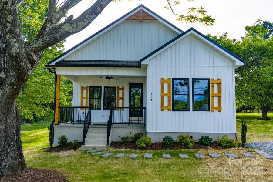 Front exterior of a new home in , Sparta, NC, highlighting curb appeal (Image 21).