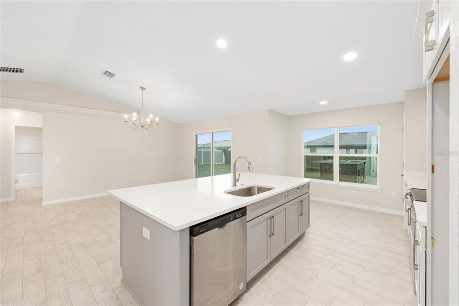 Furnished interior view inside a new home in , Belleview (Image 4).