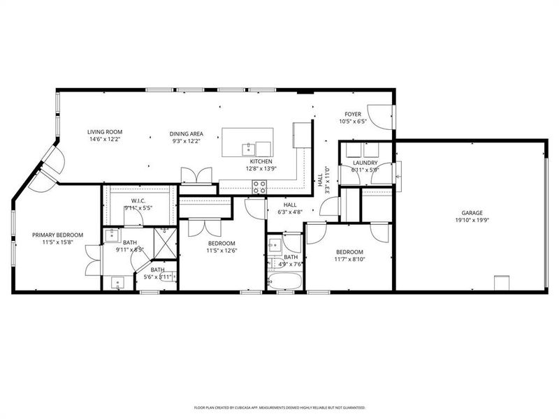 2D floor plan layout of this home in , Farmersville, TX (Image 3). 2D floor plan layout of this home in , Farmersville, TX (Image 3).