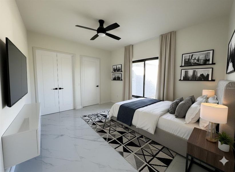 Furnished interior view inside a new home in , Port Charlotte (Image 14). Furnished interior view inside a new home in , Port Charlotte (Image 14).