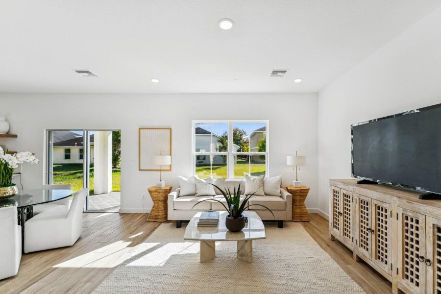 Furnished interior view inside a new home in , Fort Pierce (Image 34).
