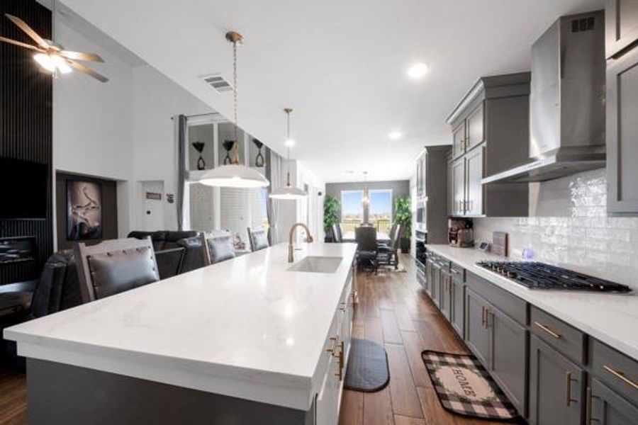 Furnished interior view inside a new home in , Katy (Image 20).