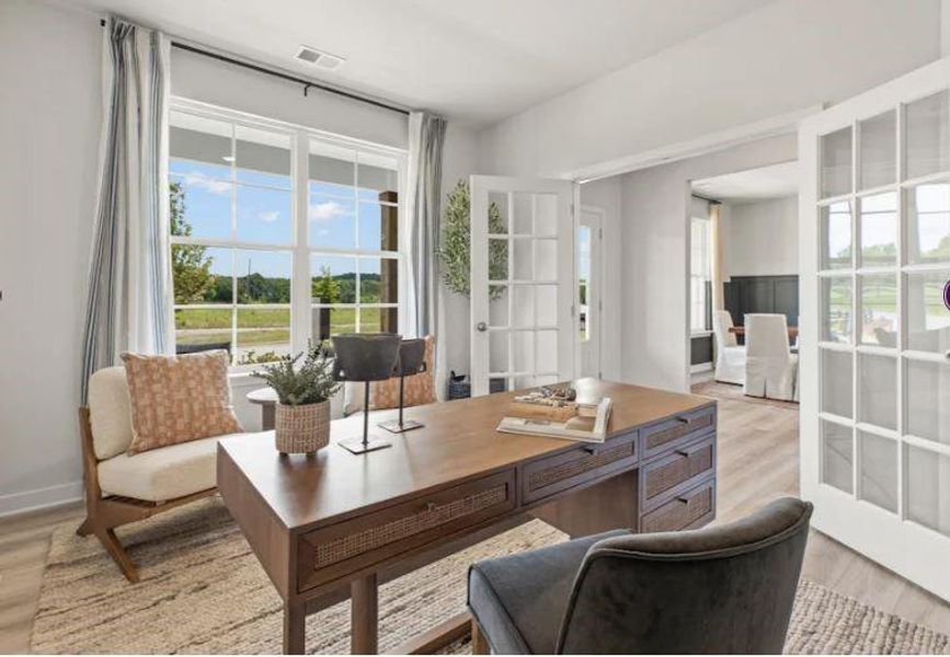 Furnished interior view inside a new home in The Estates at Gainesville Township, Gainesville (Image 12).