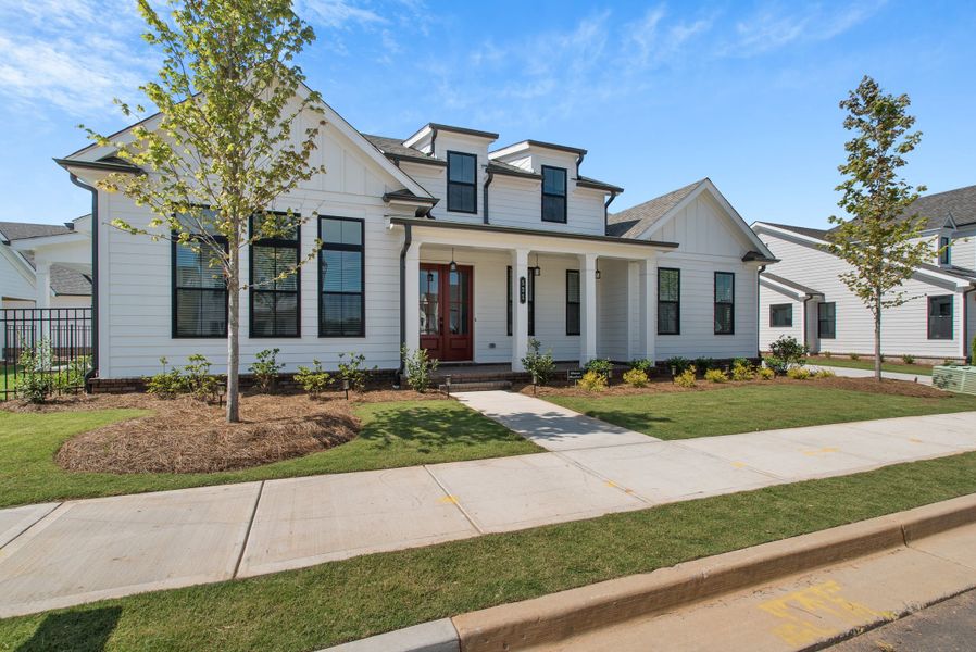 Representative exterior photo of a completed home built from the The Jayden II by The Providence Group in Promenade at Sawnee Village, Cumming, GA (Image 22). Representative exterior photo of a completed home built from the The Jayden II by The Providence Group in Promenade at Sawnee Village, Cumming, GA (Image 22).