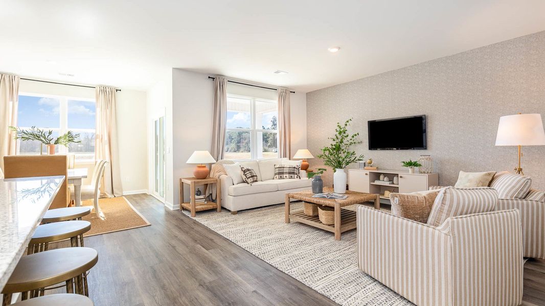 Furnished interior view inside a new home in Stanbury Creek, Supply (Image 9). Furnished interior view inside a new home in Stanbury Creek, Supply (Image 9).