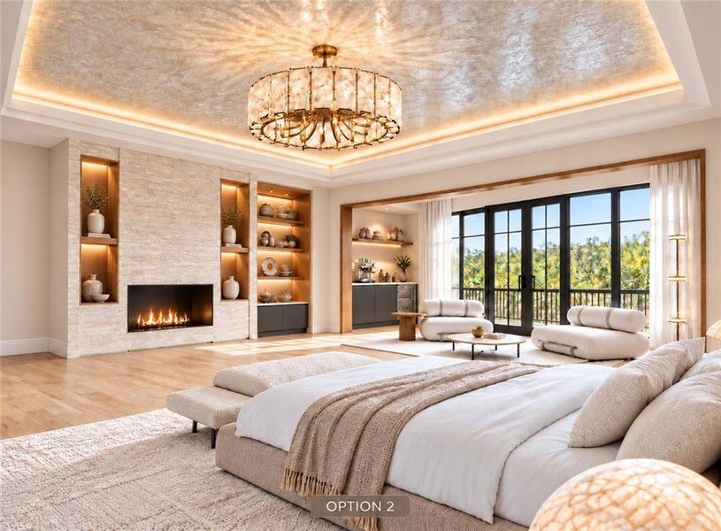 Furnished interior view inside a new home in , Alpharetta (Image 7).