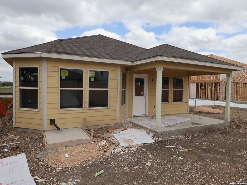 In-progress construction of a new home in Park Place, New Braunfels, TX (Image 31).