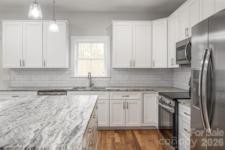 Furnished interior view inside a new home in , Weaverville (Image 7).
