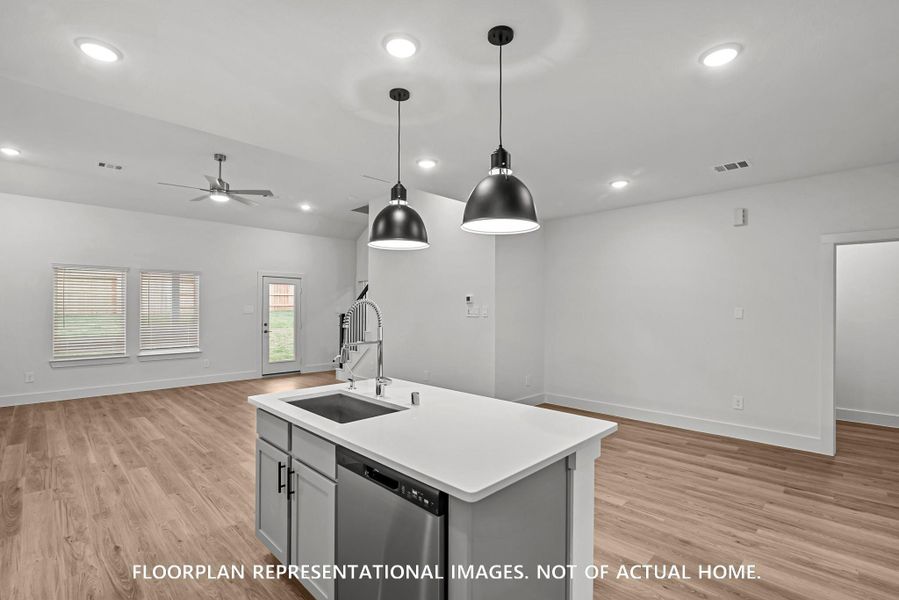 Furnished interior view inside a new home in Magnolia Ridge, Magnolia (Image 6).