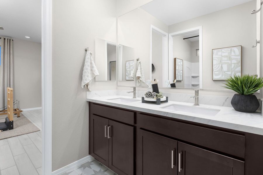 Representative furnished interior of a home built from the Cobalt by Mattamy Homes in Rosewood Heights, San Tan Valley (Image 17).