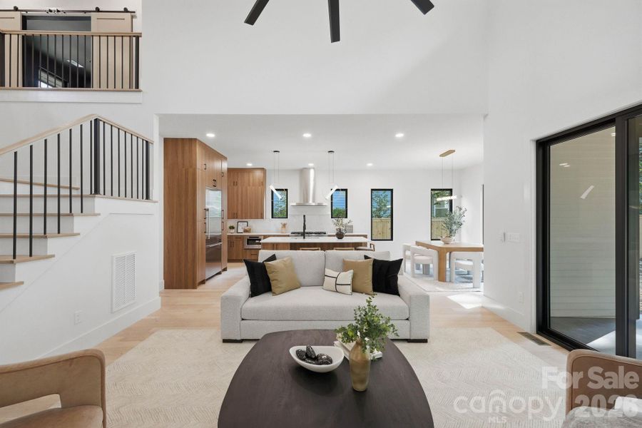 Furnished interior view inside a new home in , Charlotte (Image 7).