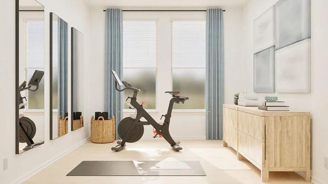 Furnished interior view inside a new home in , Salado (Image 19).