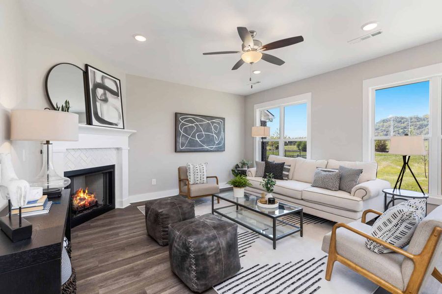 Furnished interior view inside a new home in Westfield Garden Homes, Gallatin (Image 6).