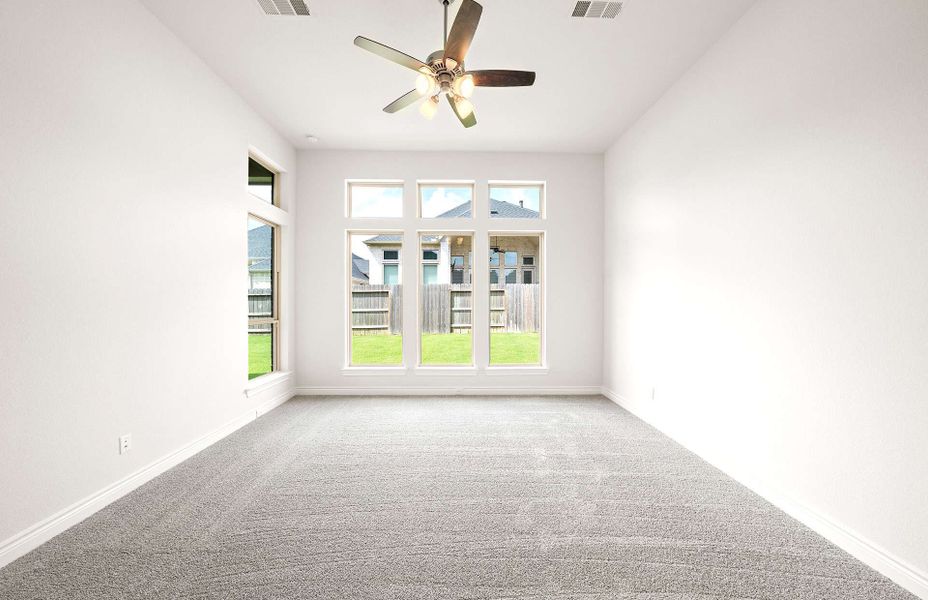 Representative unfurnished interior of a home built from the 3326AU by Ravenna Homes in Audubon 60′, Magnolia (Image 29).