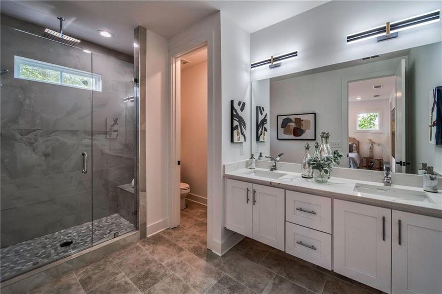 Furnished interior view inside a new home in , Canton (Image 13).