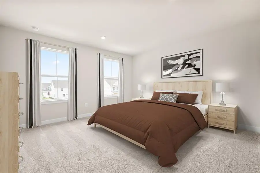 Representative furnished interior of a home built from the York by Ryan Homes in Linden Park, Moore (Image 14). Representative furnished interior of a home built from the York by Ryan Homes in Linden Park, Moore (Image 14).