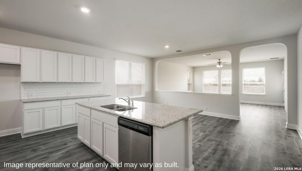 Furnished interior view inside a new home in Veranda, San Antonio (Image 3).