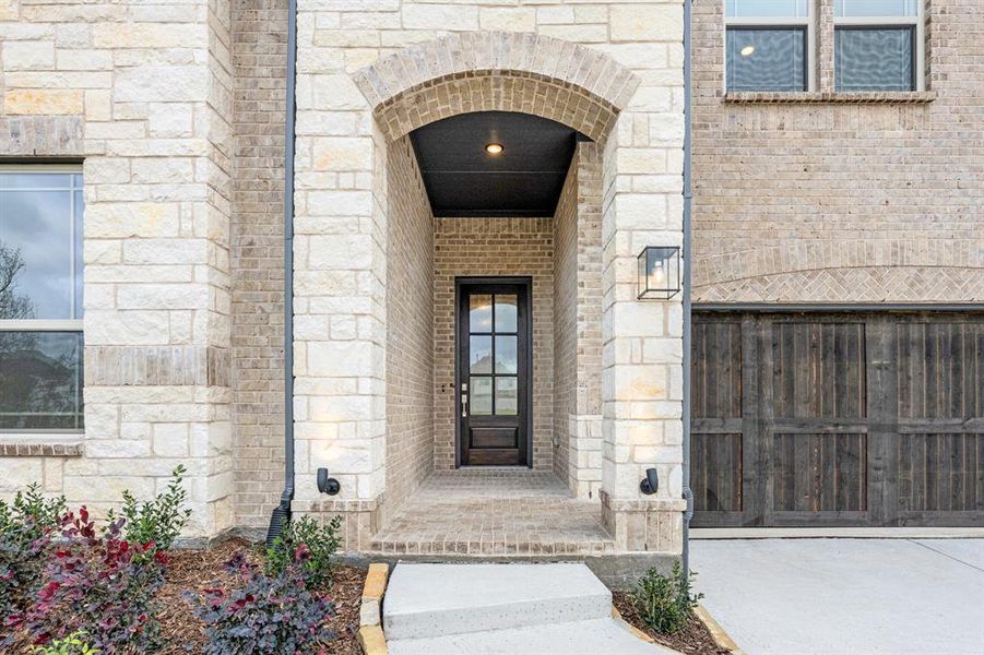 Exterior details and patio area of a home in Painted Tree Woodland District 50, McKinney (Image 18). Exterior details and patio area of a home in Painted Tree Woodland District 50, McKinney (Image 18).