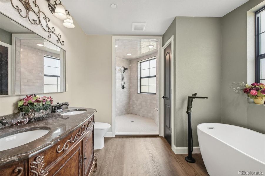 Furnished interior view inside a new home in , Lyons (Image 10).