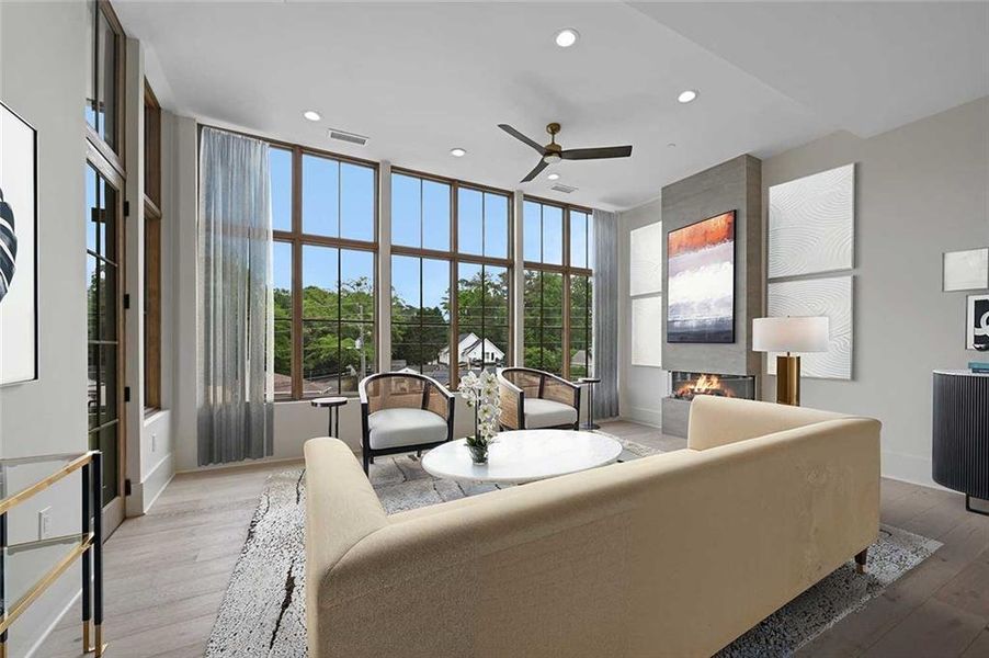 Furnished interior view inside a new home in , Woodstock (Image 24). Furnished interior view inside a new home in , Woodstock (Image 24).