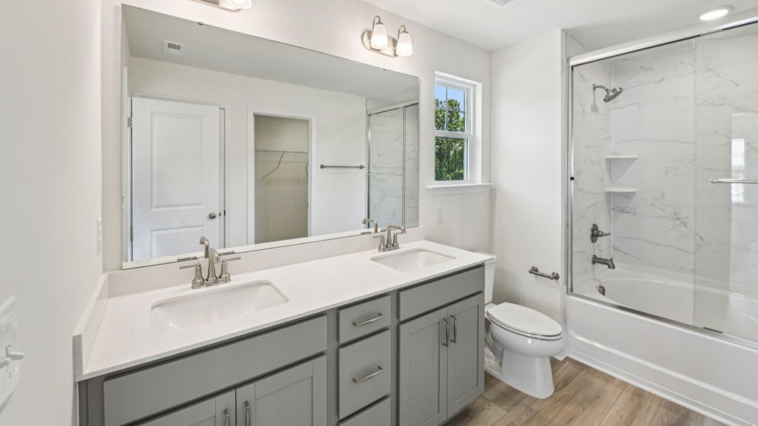Furnished interior view inside a new home in The Farm at Neill's Creek, Lillington (Image 25).