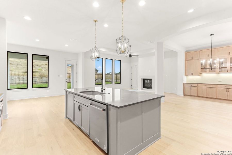 Furnished interior view inside a new home in Esperanza - 70', Boerne (Image 12).
