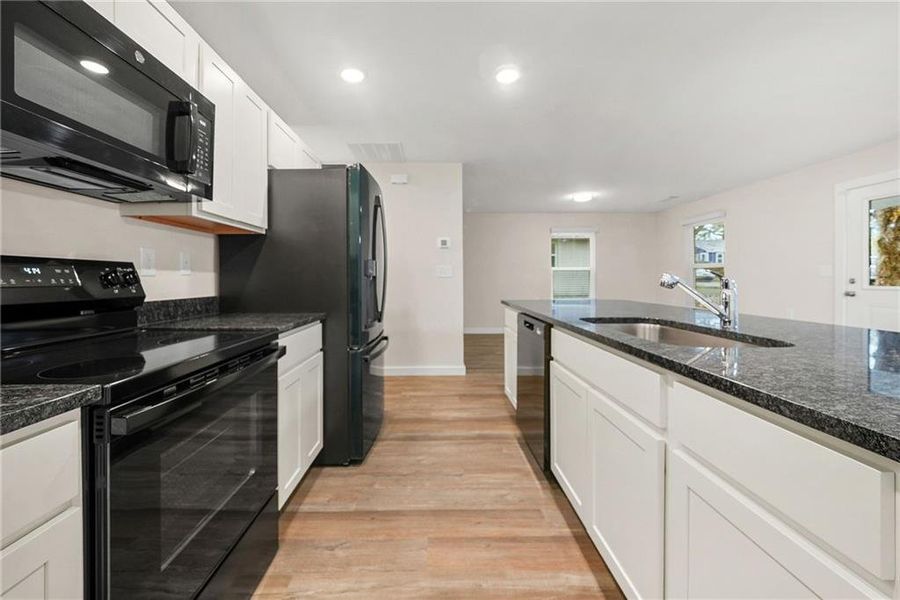 Furnished interior view inside a new home in , Atlanta (Image 9).