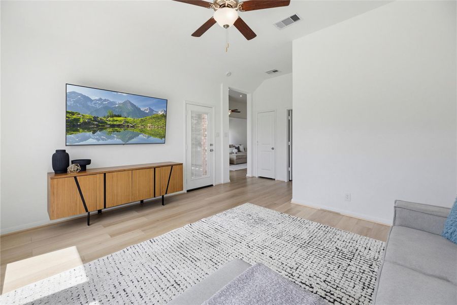 Furnished interior view inside a new home in , Cypress (Image 27).
