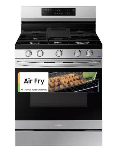6 cu. ft. smart wi-fi enabled convection gas range with no preheat airfry in stainless steel 6 cu. ft. smart wi-fi enabled convection gas range with no preheat airfry in stainless steel