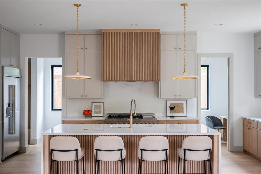 Furnished interior view inside a new home in , Dallas (Image 15).
