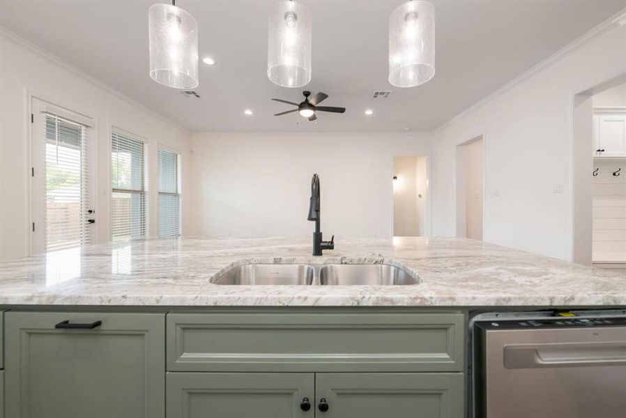 Close-up of interior finishes inside a home in , Hewitt (Image 14). Close-up of interior finishes inside a home in , Hewitt (Image 14).