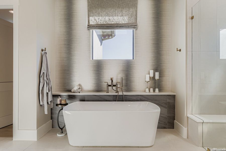 Furnished interior view inside a new home in Pecan Springs, Boerne (Image 45).