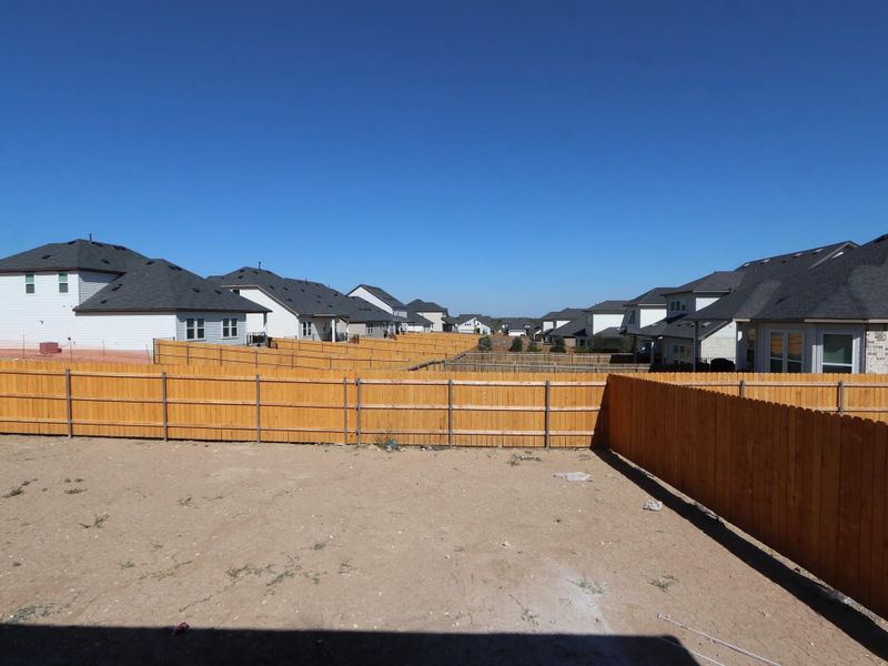 Exterior details and patio area of a home in Cascades at Onion Creek, Austin (Image 2). Exterior details and patio area of a home in Cascades at Onion Creek, Austin (Image 2).