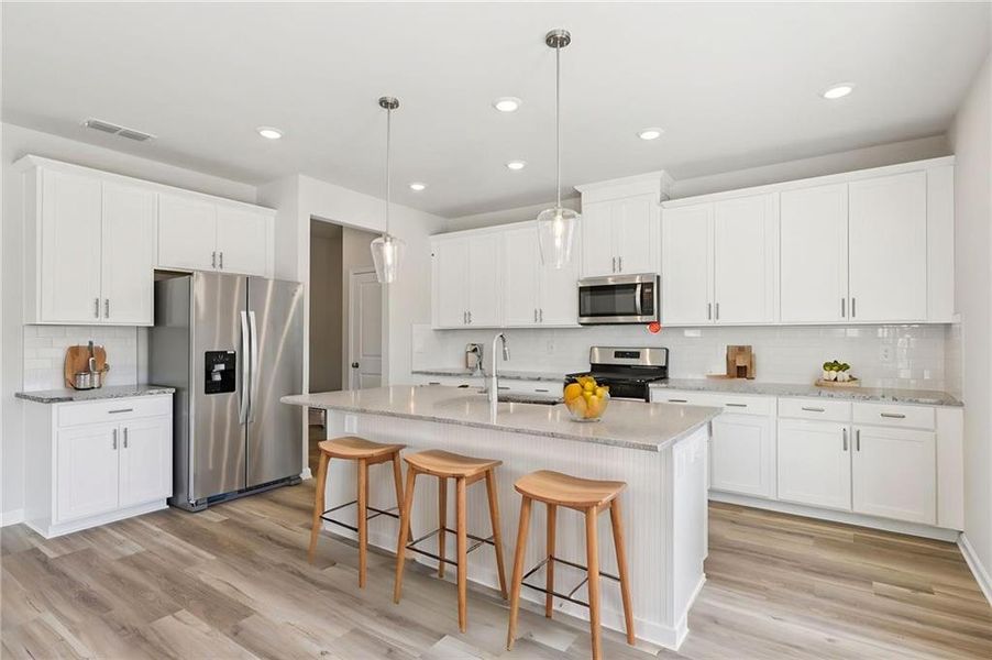Furnished interior view inside a new home in Preserve at Mountain Creek, Pendergrass (Image 7).
