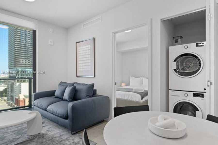 Furnished interior view inside a new home in , Miami (Image 21). Furnished interior view inside a new home in , Miami (Image 21).