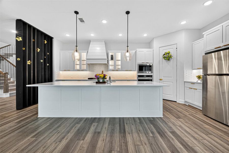 Furnished interior view inside a new home in , Richmond (Image 7). Furnished interior view inside a new home in , Richmond (Image 7).