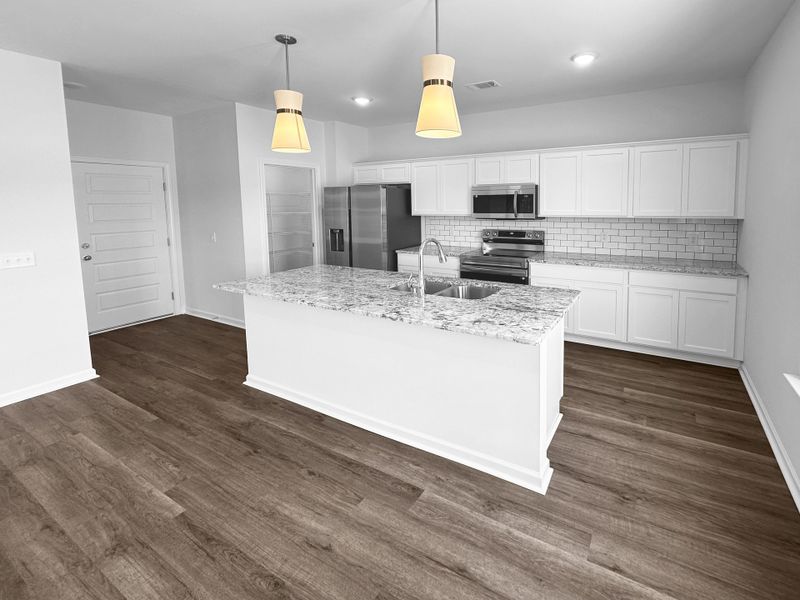 Furnished interior view inside a new home in Doctor's Creek, Ludowici (Image 6).